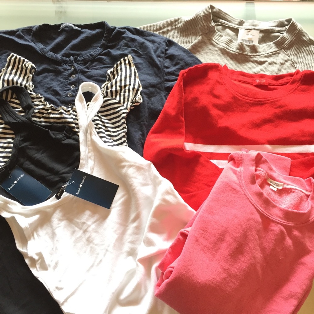 SEVEN pcs Brandy Melville/JG tops LAST CHANCE - Picture 7 of 8